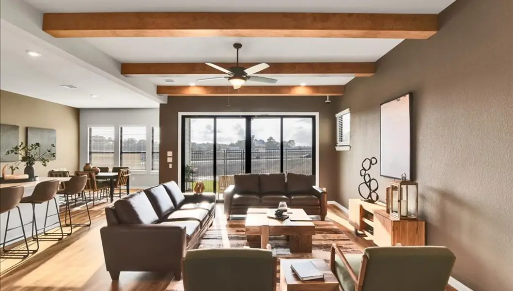 Furnished interior in a model home at Summer Place  35' in Montgomery (Image 5).