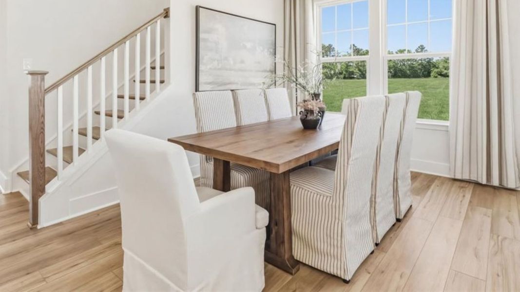 Furnished interior in a model home at Mason Glenn in Franklinton (Image 44).