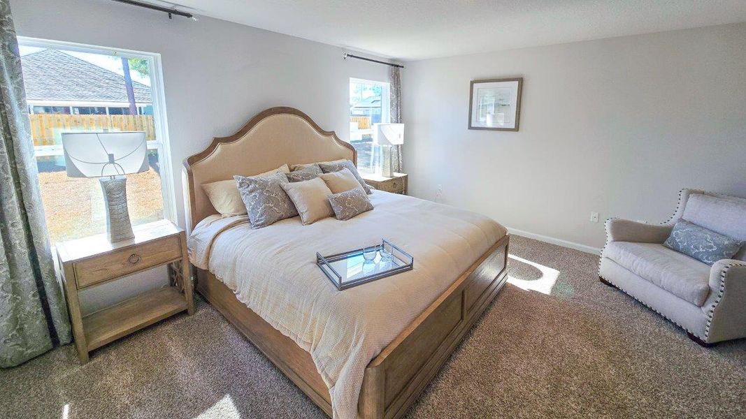 Furnished interior in a model home at The Hammocks in Crawfordville (Image 12). Furnished interior in a model home at The Hammocks in Crawfordville (Image 12).