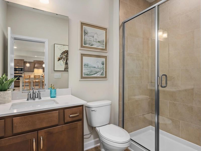 Furnished interior in a model home at Montrose in Aberdeen (Image 67).