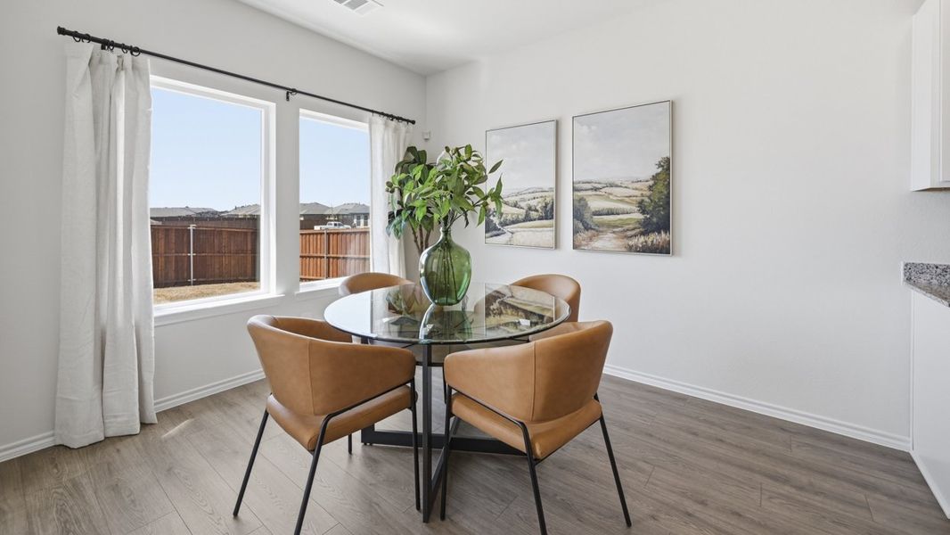 Furnished interior in a model home at Sanger Circle in Sanger (Image 58).