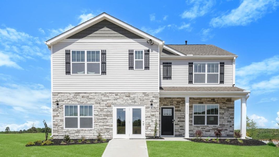 Front exterior of a home in the Woodglen community, located in Piedmont, SC (Image 3).