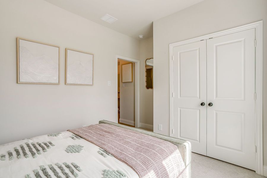 Furnished interior in a model home at Creekside in Royse City (Image 78).