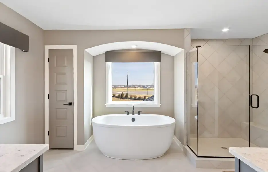 Furnished interior in a model home at Solmere in Cumming (Image 26).