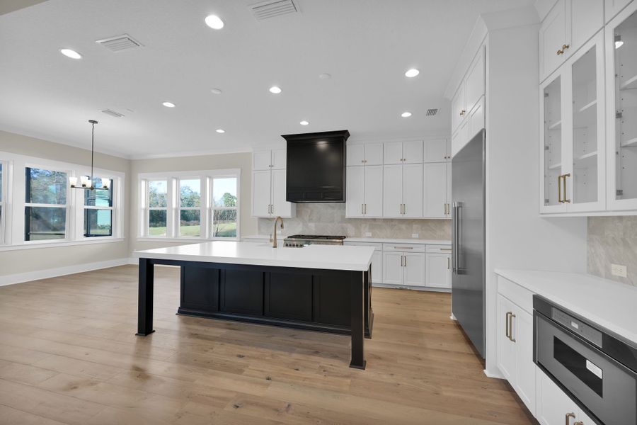 Furnished interior in a model home at Hidden Creek at SilverLeaf in St. Augustine (Image 32).