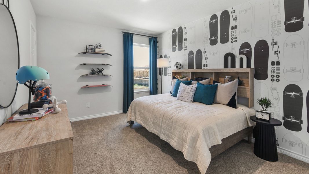 Sycamore Landing model home secondary bedroom