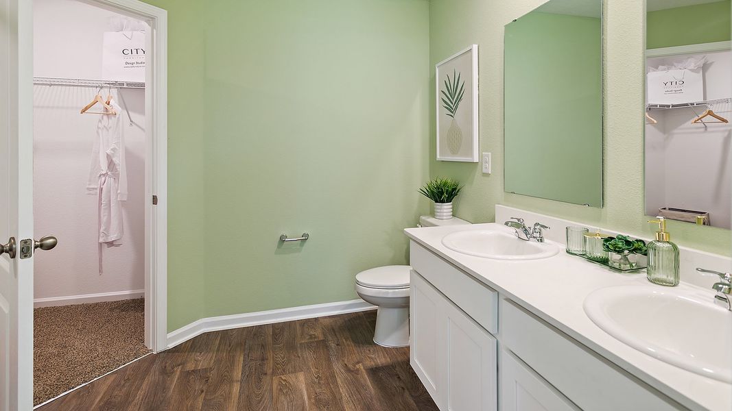 Furnished interior in a model home at Palm Coast Villas in Palm Coast (Image 17). Furnished interior in a model home at Palm Coast Villas in Palm Coast (Image 17).