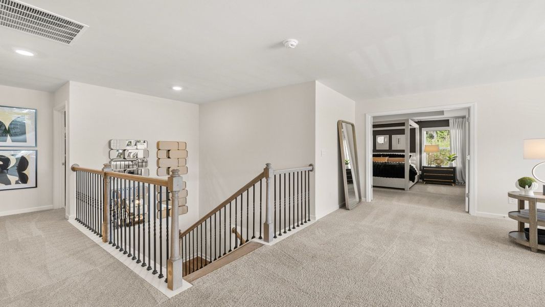 Furnished interior in a model home at Butner Estates in South Fulton (Image 27).