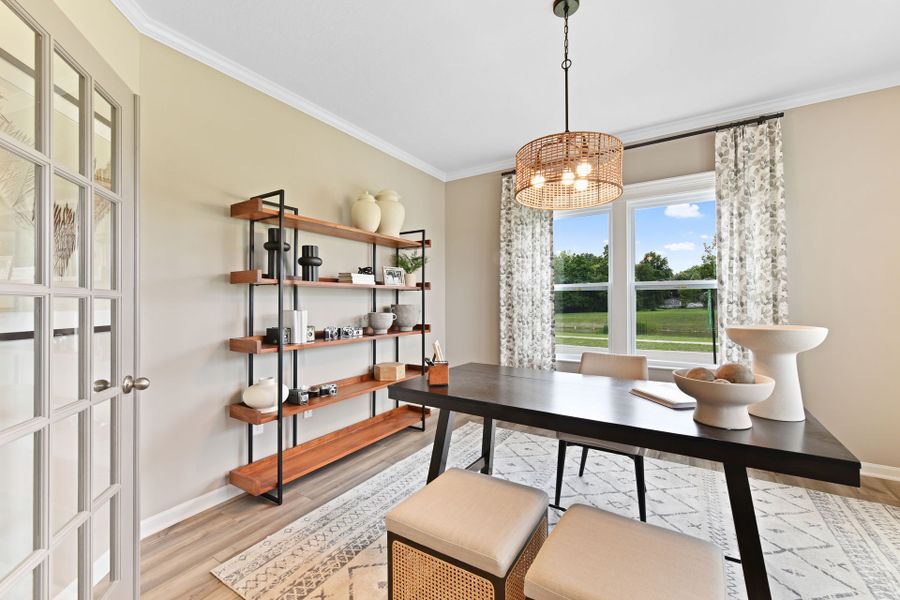 Furnished interior in a model home at Bellview Pointe in Bellview (Image 10).