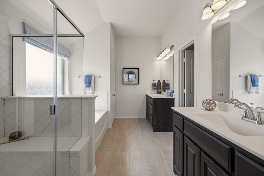 Furnished interior in a model home at Chisholm Hills in Cleburne (Image 31). Furnished interior in a model home at Chisholm Hills in Cleburne (Image 31).