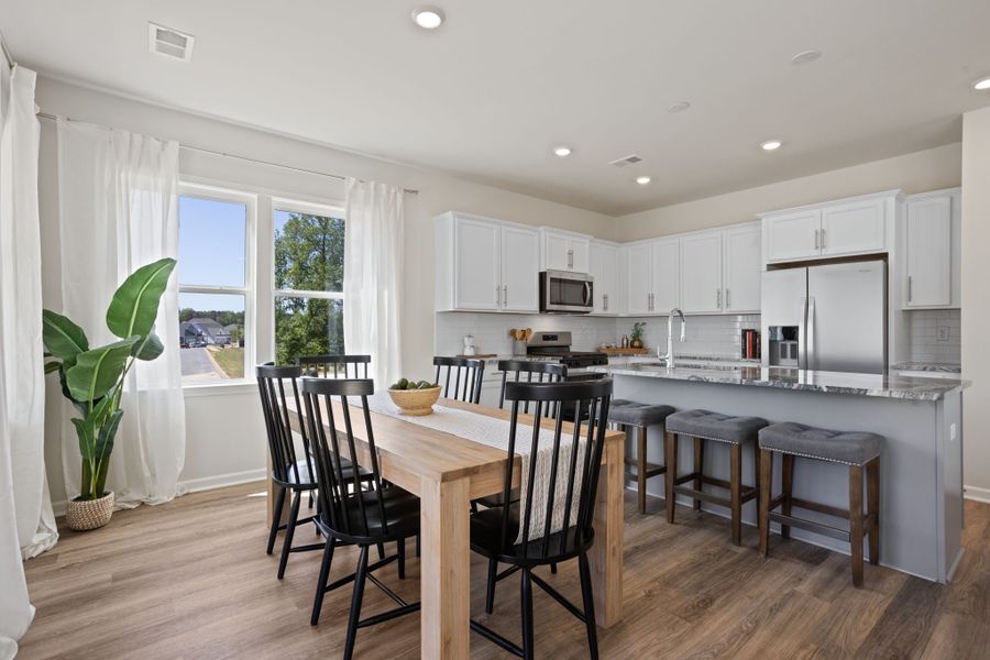 Furnished interior in a model home at Briargate in Fountain Inn (Image 5).