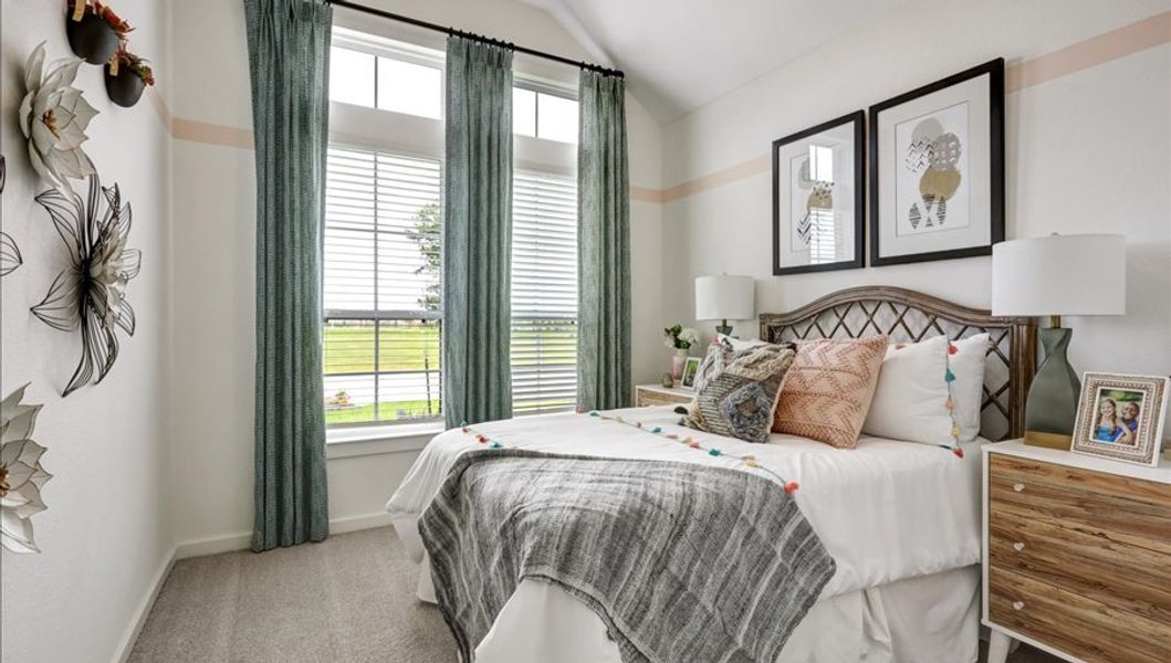 Furnished interior in a model home at Emberly  45' in Beasley (Image 32).