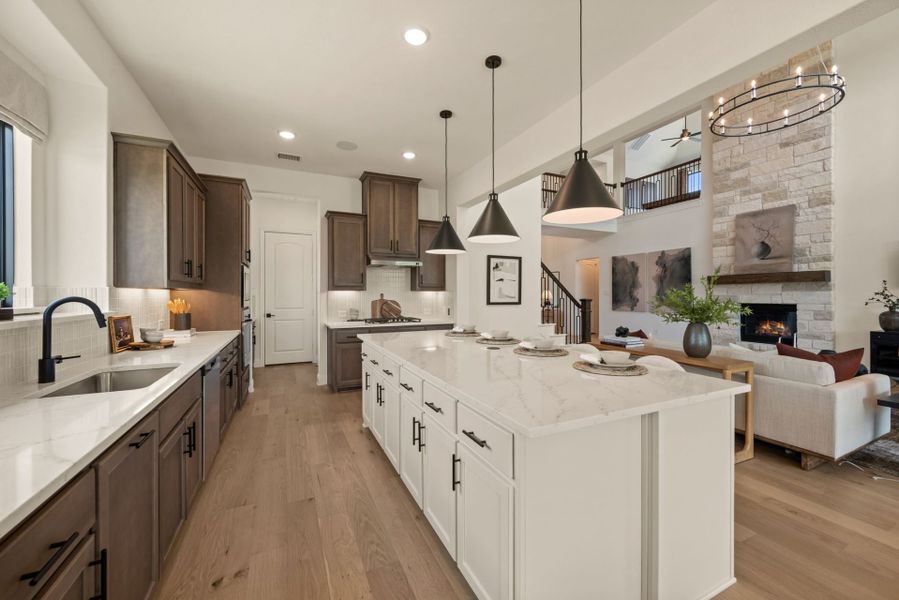 Furnished interior in a model home at Park Hills in Rockwall (Image 5). Furnished interior in a model home at Park Hills in Rockwall (Image 5).