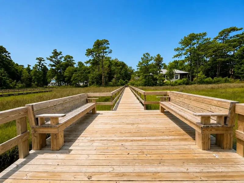 Natural surroundings and green spaces near Pelican Reef in Hampstead, NC (Image 8). Natural surroundings and green spaces near Pelican Reef in Hampstead, NC (Image 8).