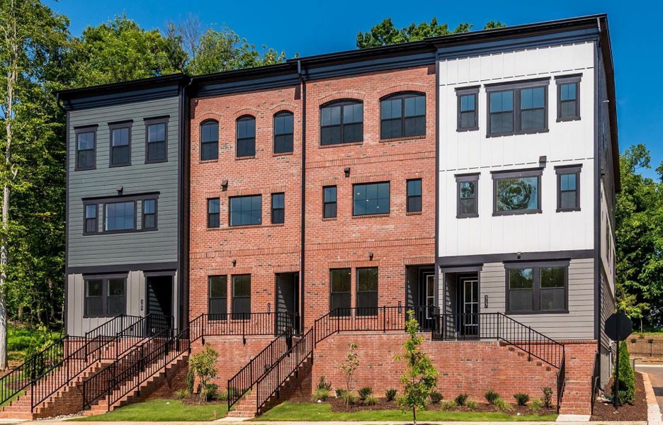 Front exterior of a home in the Old Town Village community, located in Waxhaw, NC (Image 2).
