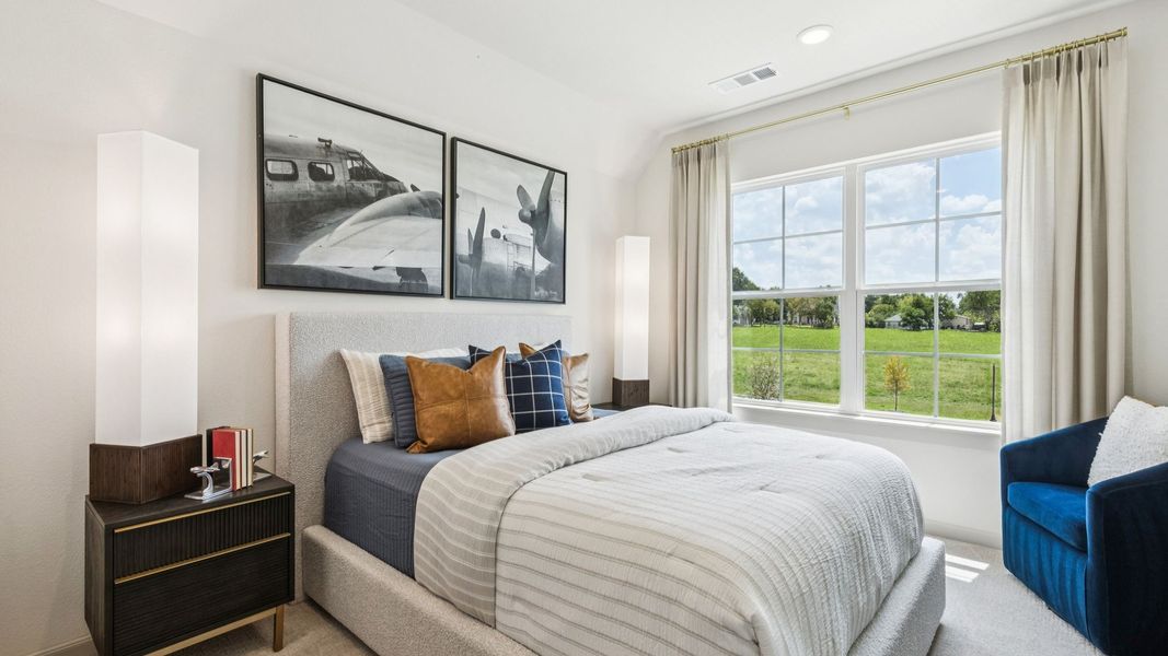 Furnished interior in a model home at The Heights at Uptown Celina in Celina (Image 22).