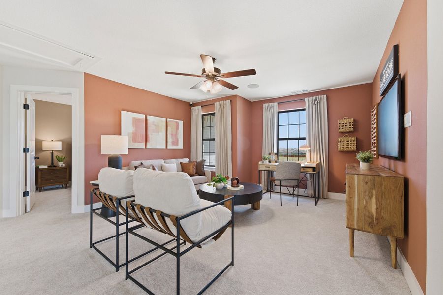Furnished interior in a model home at Heartland in Heartland (Image 19).