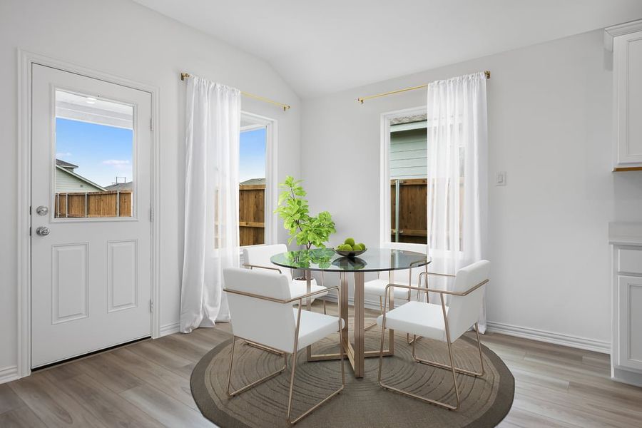 Furnished interior in a model home at River Ridge in Crandall (Image 62).