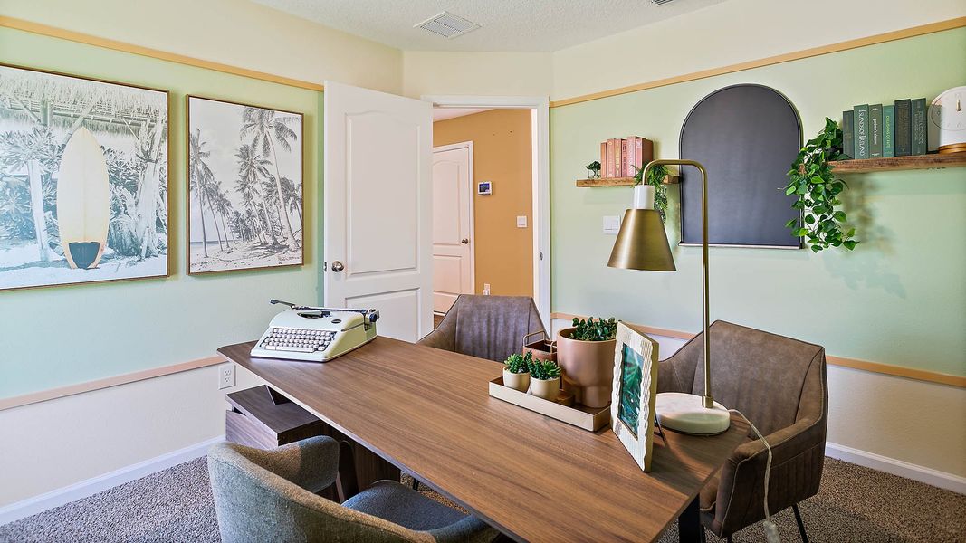 Furnished interior in a model home at Palm Coast Villas in Palm Coast (Image 21). Furnished interior in a model home at Palm Coast Villas in Palm Coast (Image 21).