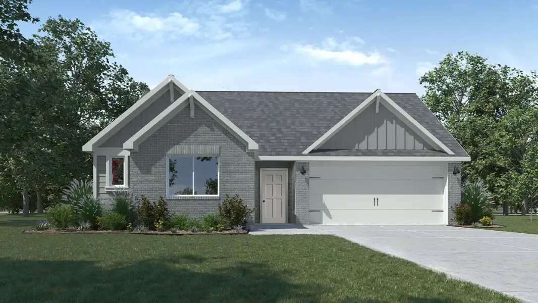 Front exterior of a home in the Rosenthal Estates community, located in Lorena, TX (Image 5).