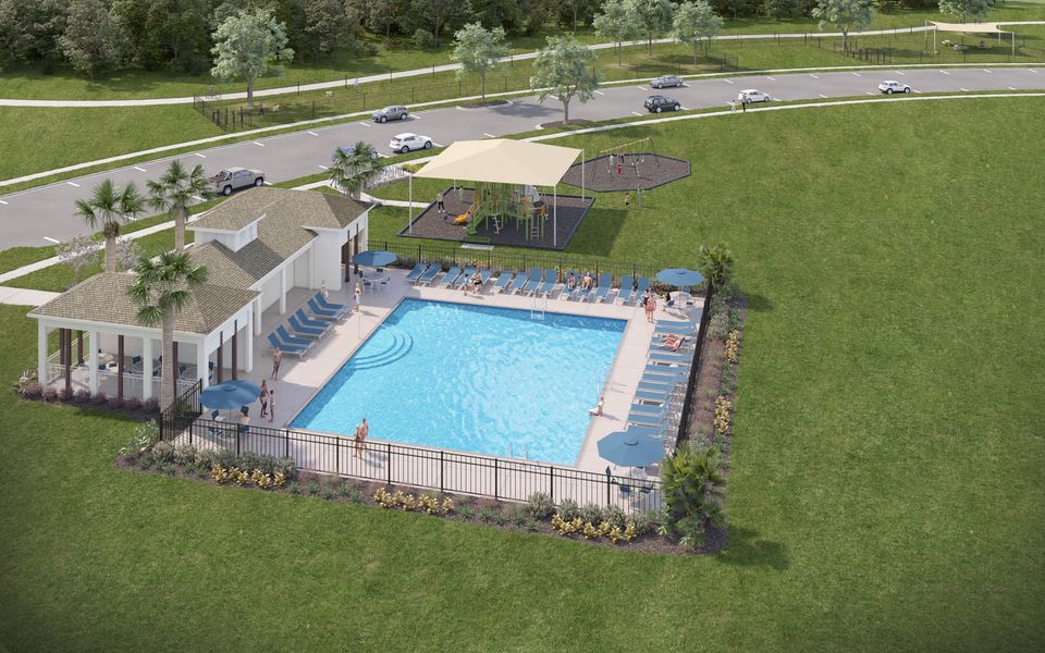 Rendering of the Future Neighborhood Amenity Center Rendering of the Future Neighborhood Amenity Center