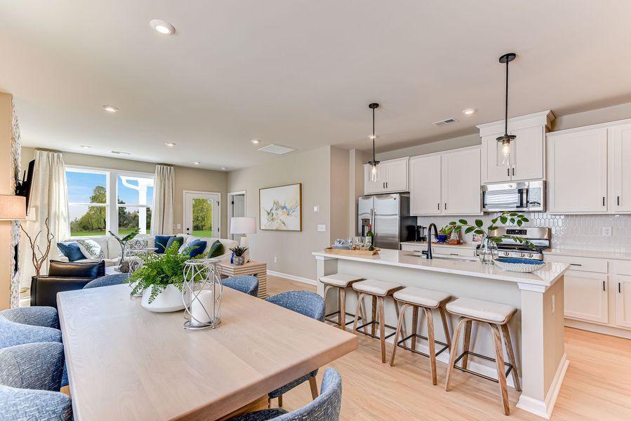 Bright, comfortable home office with plenty of natural light