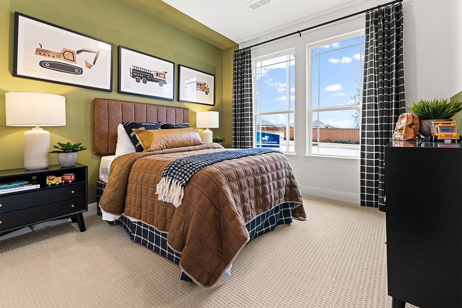 Furnished interior in a model home at Heartland in Heartland (Image 27).