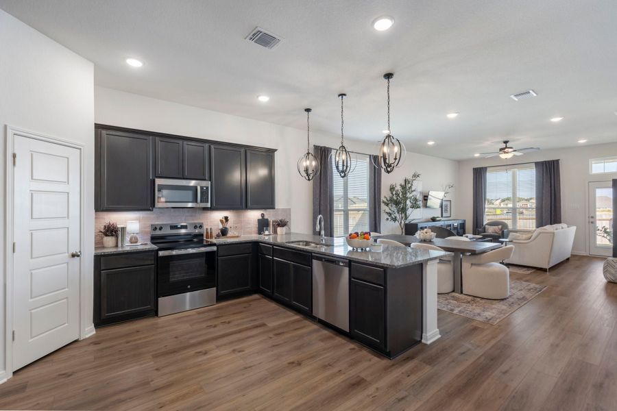 Furnished interior in a model home at Warrior's Legacy in Nolanville (Image 8). Furnished interior in a model home at Warrior's Legacy in Nolanville (Image 8).