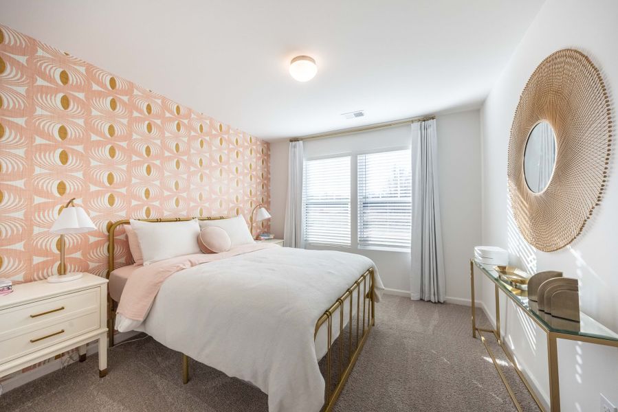 Furnished interior in a model home at Village Heights TH in Greensboro (Image 8). Furnished interior in a model home at Village Heights TH in Greensboro (Image 8).