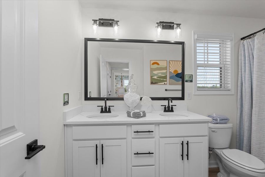 Furnished interior in a model home at Southbridge in Sumter (Image 41).