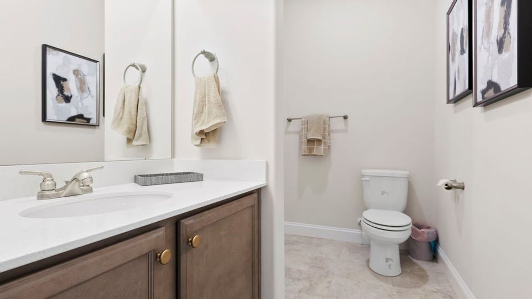 Furnished interior in a model home at Ravencrest in Roebuck (Image 23).