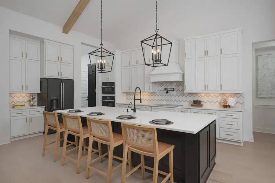 Furnished interior in a model home at Waldsanger in New Braunfels (Image 4).