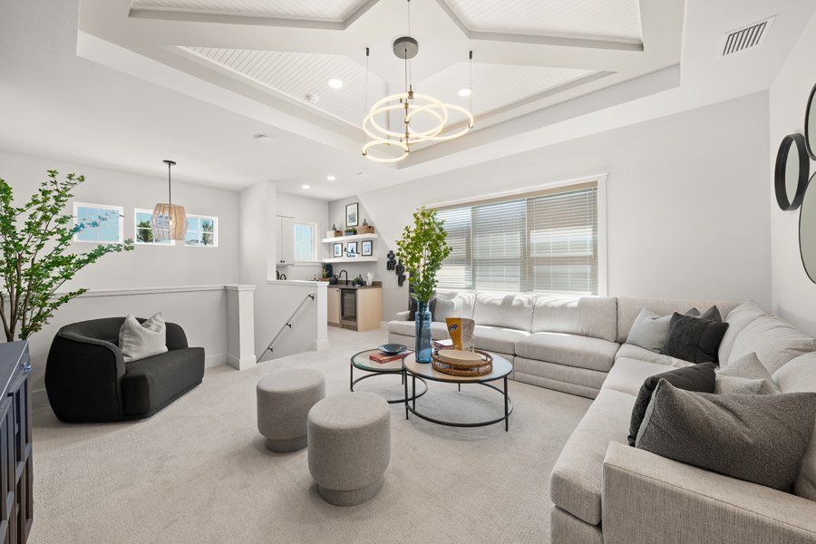 Furnished interior in a model home at Palmera at Wellen Park in Venice (Image 21).