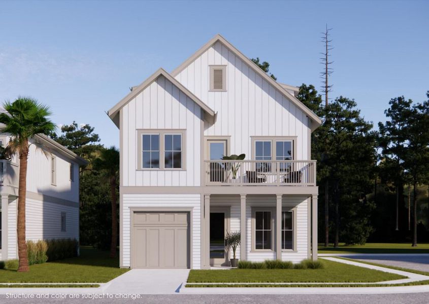 Front exterior of a home in the Nautilus Pointe community, located in Inlet Beach, FL (Image 9).