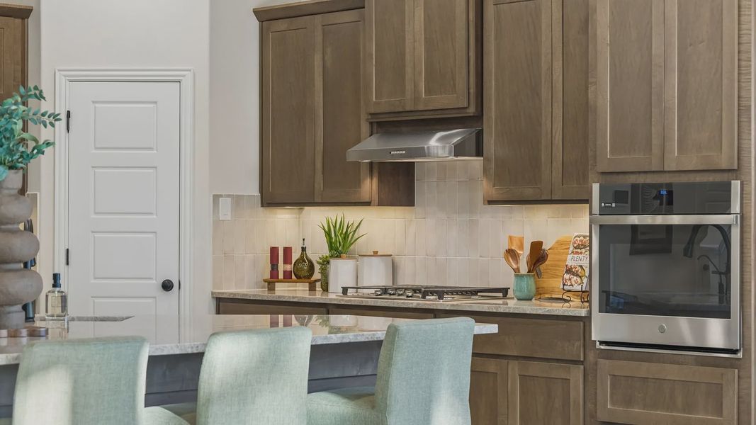 Furnished interior in a model home at Westpoint Park in Fort Worth (Image 20).