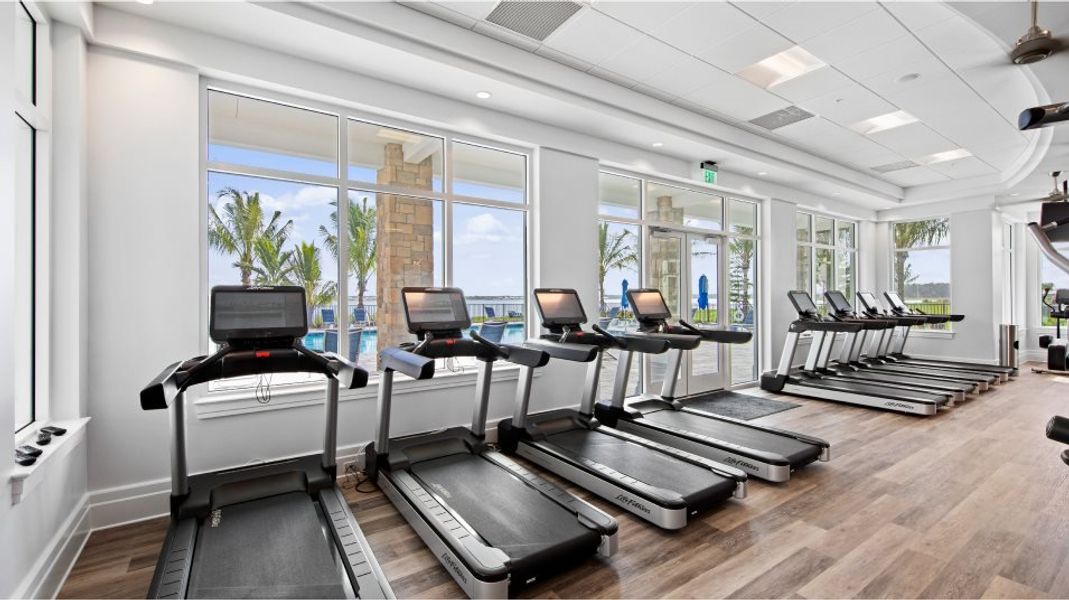 Wild Blue Sports Club Exercise Room