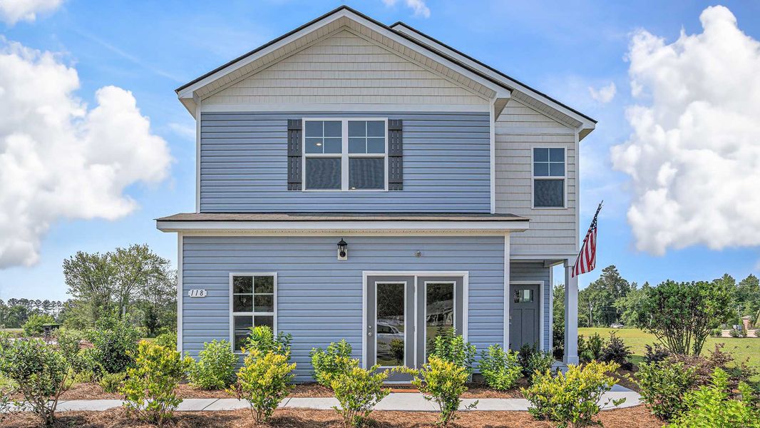 Front exterior of a home in the Preserve at Cypress Commons community, located in Conway, SC (Image 3).