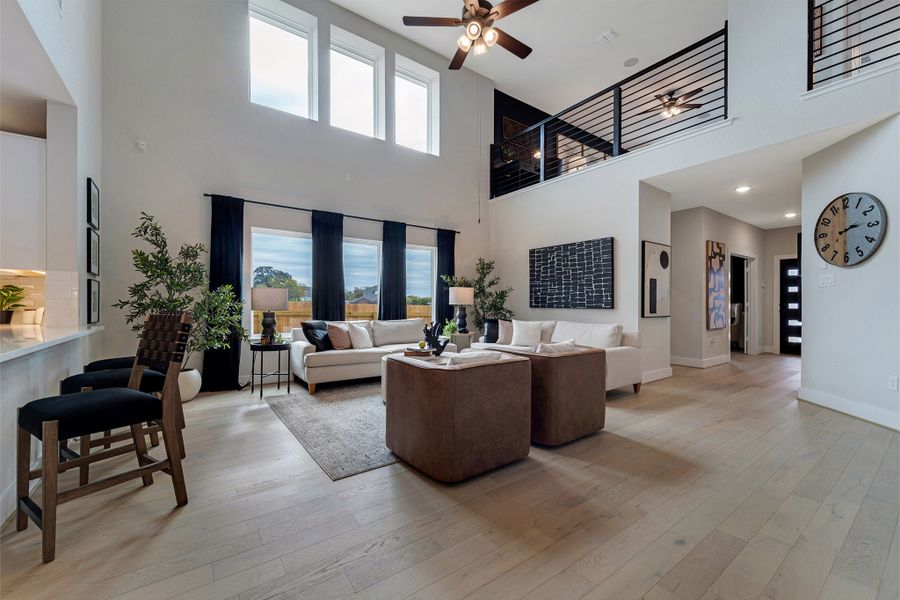 Furnished interior in a model home at Cloud Country in New Braunfels (Image 24). Furnished interior in a model home at Cloud Country in New Braunfels (Image 24).