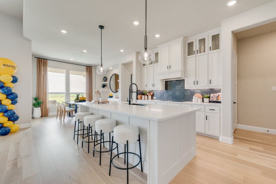 Furnished interior in a model home at Pecan Acres in Red Oak (Image 5).