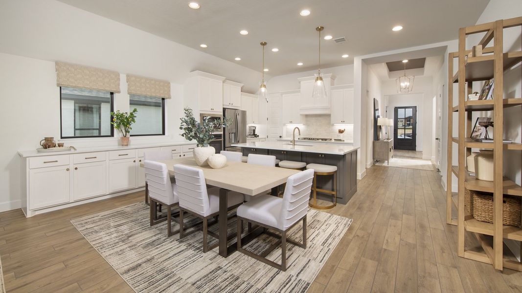 Furnished interior in a model home at Juniper Springs 50' in Lockhart (Image 6).