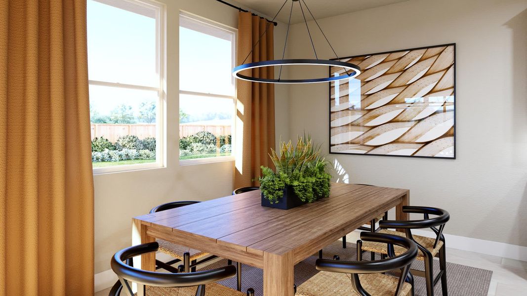 Dining Room | Hailey at Lariat in Liberty Hill, TX by Landsea Homes