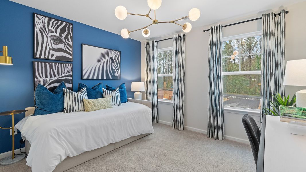 Furnished interior in a model home at Auburn Ridge in Riverdale (Image 12).