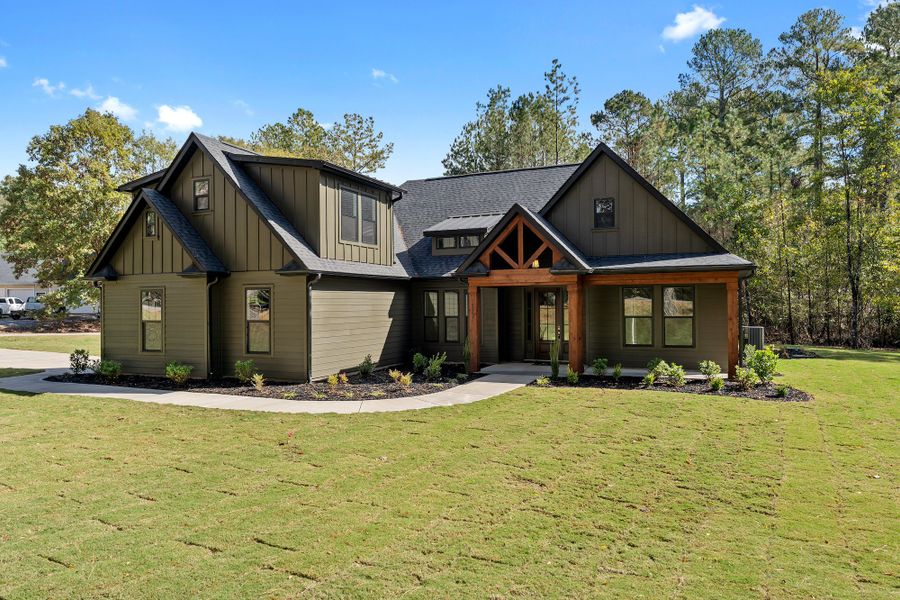 Front exterior of a home in the Greenwood County Homes community, located in Ninety Six, SC (Image 4).