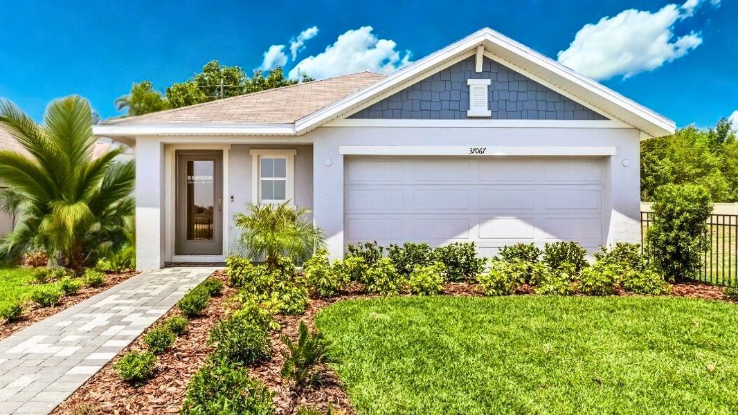 Front exterior of a home in the Ruskin Preserve community, located in Ruskin, FL (Image 2). Front exterior of a home in the Ruskin Preserve community, located in Ruskin, FL (Image 2).