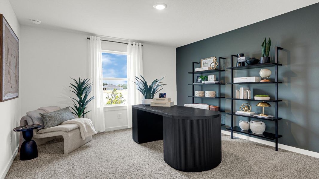 Furnished interior in a model home at Blue Heron Estates in Beasley (Image 4).