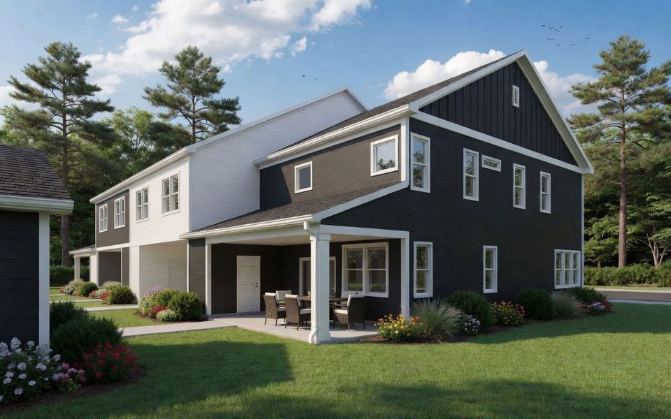 Front exterior of a home in the Legacy Lakes Townes community, located in Aberdeen, NC (Image 16). Front exterior of a home in the Legacy Lakes Townes community, located in Aberdeen, NC (Image 16).