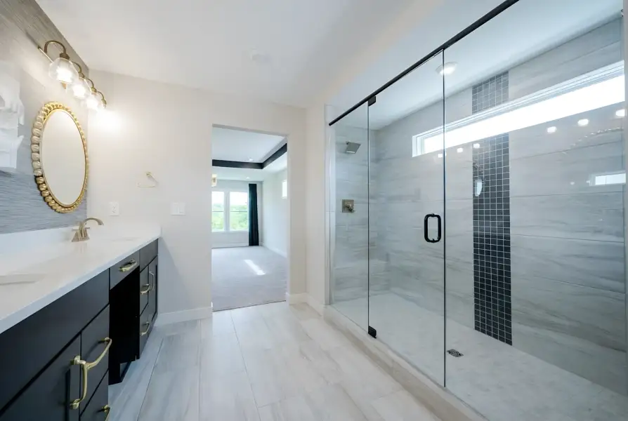 Furnished interior in a model home at Solmere in Cumming (Image 24).