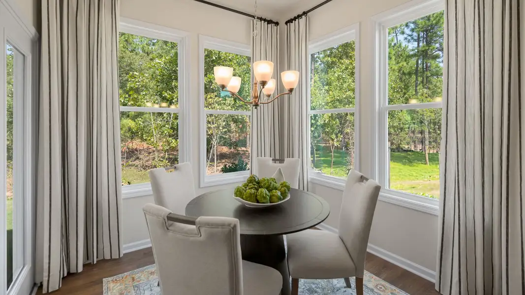Furnished interior in a model home at The Villas at Martin Farms in Aberdeen (Image 6).