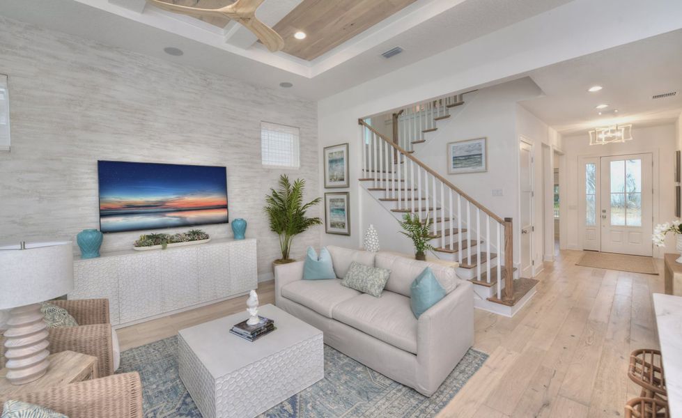 Furnished interior in a model home at Seabrook Village II in Nocatee (Image 6). Furnished interior in a model home at Seabrook Village II in Nocatee (Image 6).