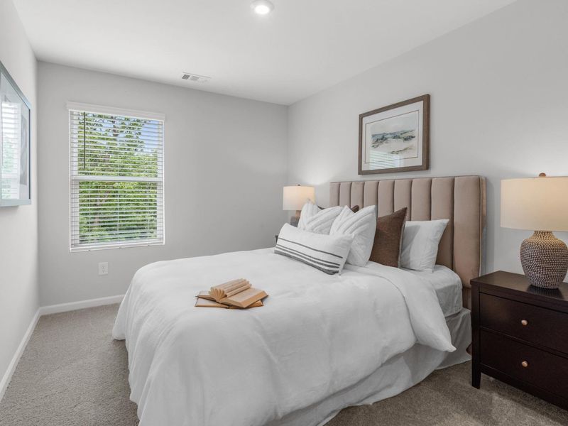 Furnished interior in a model home at Stegall Village in Emerson (Image 12). Furnished interior in a model home at Stegall Village in Emerson (Image 12).